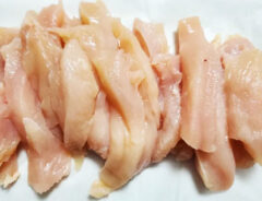 『鶏むね肉スティックチキン』の完成写真（撮影：エニママ）