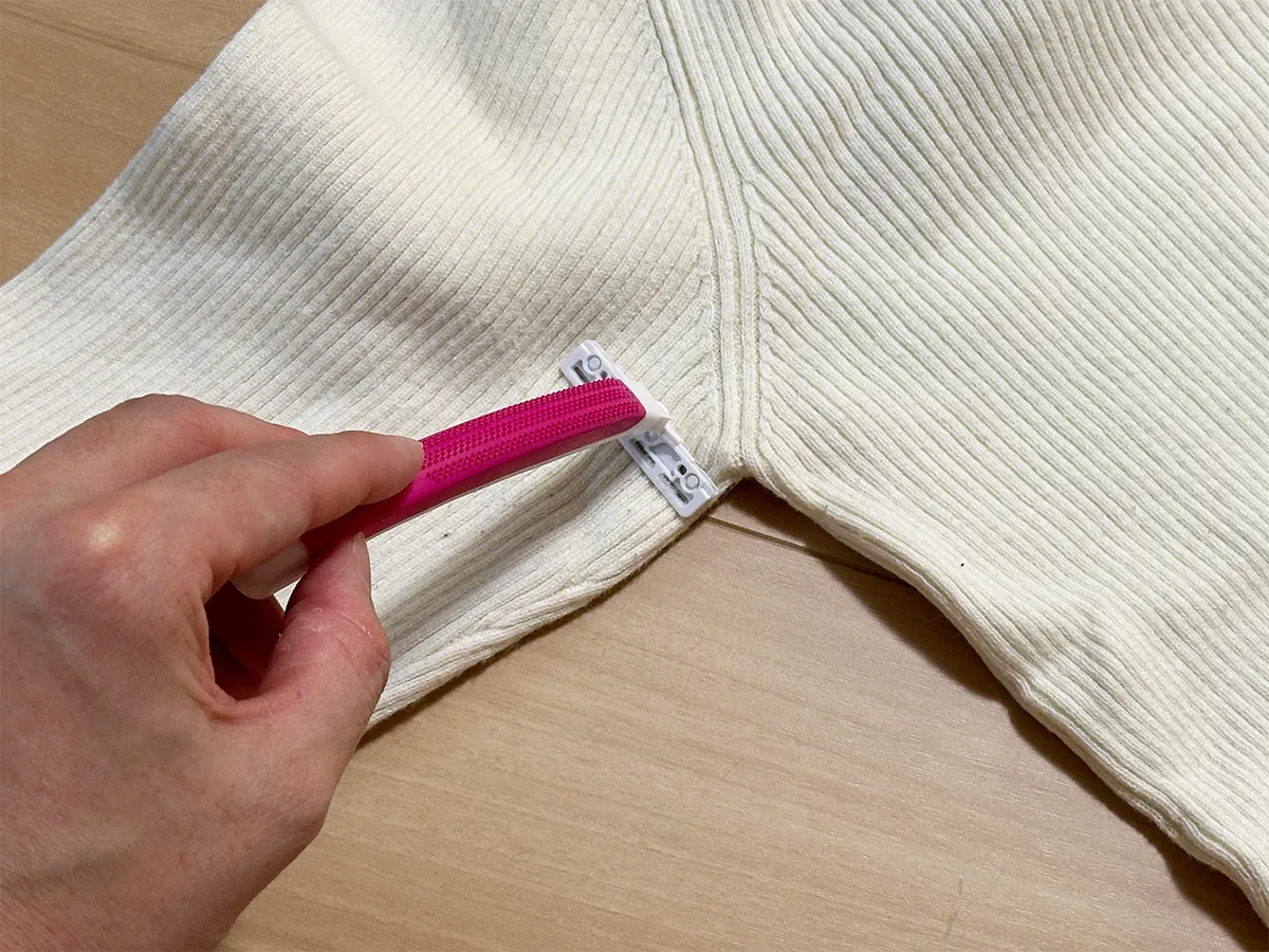 ニットの画像（撮影：grapeライフハック編集部）