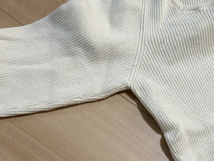 ニットの画像（撮影：grapeライフハック編集部）