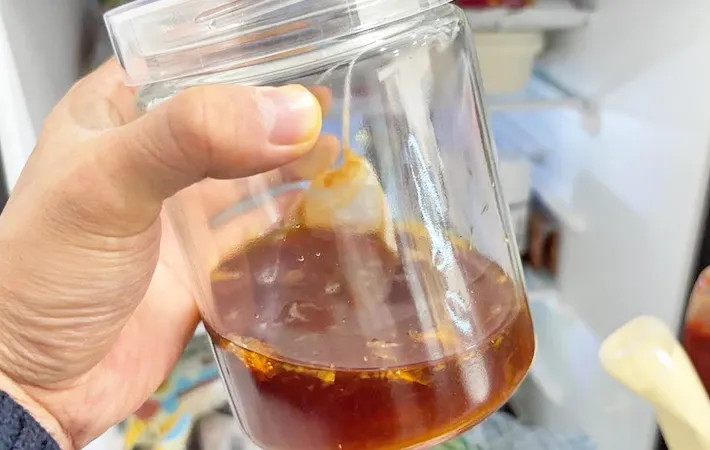 『みかんポン酢』を作る写真（撮影：キジカク）