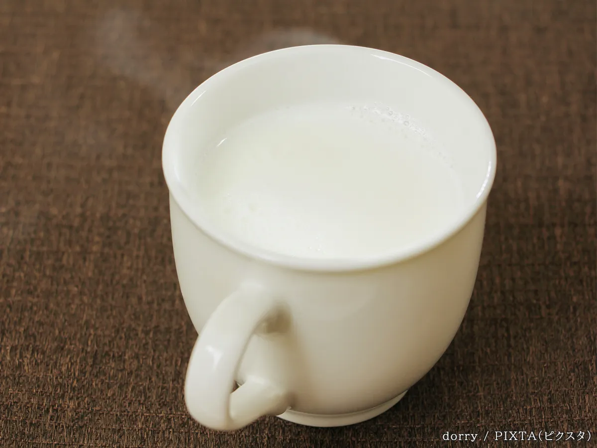 ホットミルクの写真