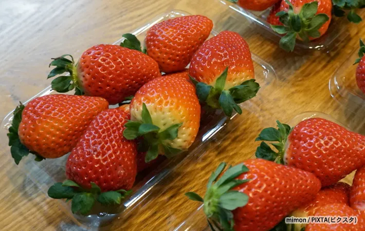 イチゴのパックの写真