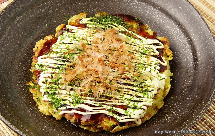 お好み焼きの写真