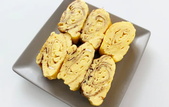 『あまあまたまご焼き』の完成写真（撮影：エニママ）