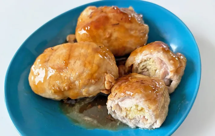 『肉巻きキャベツ』の完成写真（撮影：エニママ）