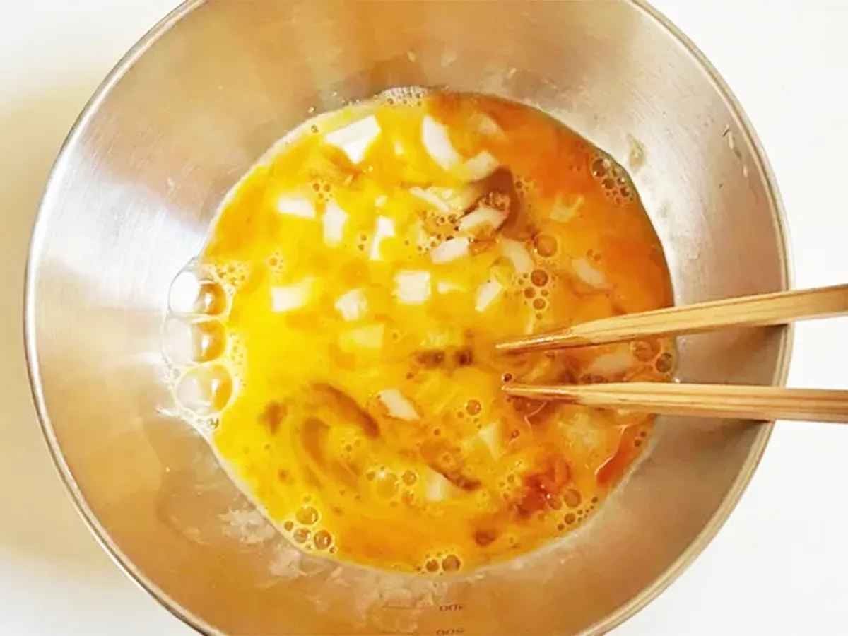 ちくわ玉子焼きの写真（撮影：エニママ）