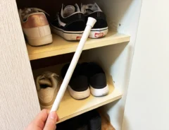 つっぱり棒の活用法（撮影：grapeライフハック編集部）