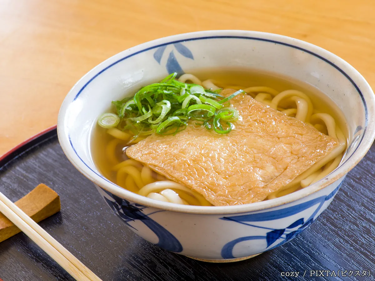 きつねうどんの写真