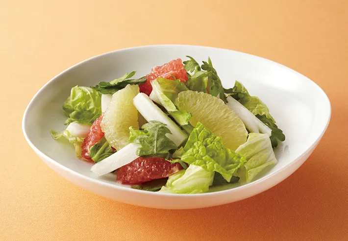 『白菜とグレープフルーツのサラダ漬け』の写真