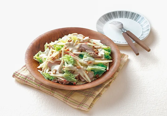 『鶏と白菜のホワイトサラダ』の写真