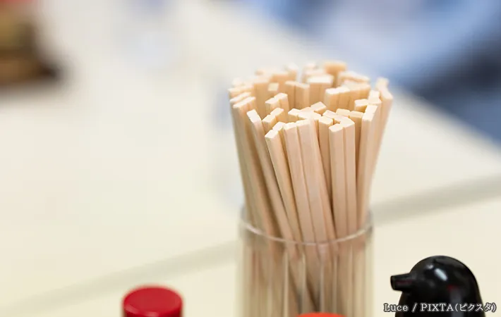 割り箸の写真