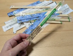 割り箸の写真（撮影：grapeライフハック編集部）