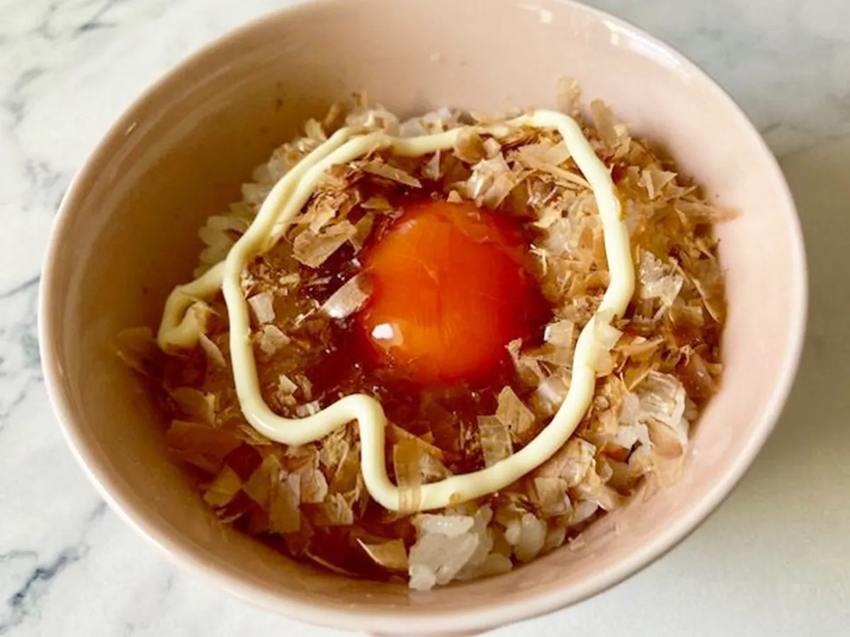 卵かけご飯の写真（撮影：エニママ）