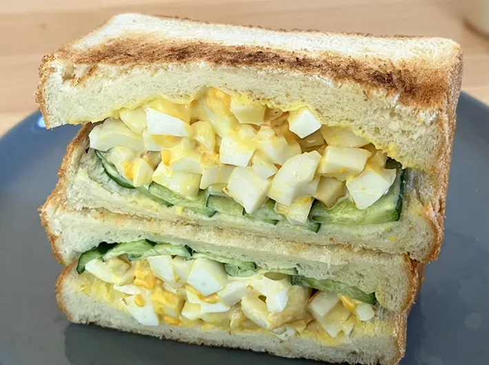 『ちくたまサンド』の調理写真（撮影：grapeフード編集部）