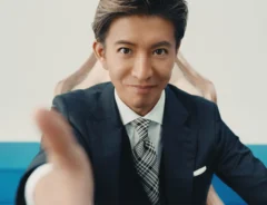 『マイナビ転職』、『マイナビ転職AGENT』二出演する木村拓哉さん。