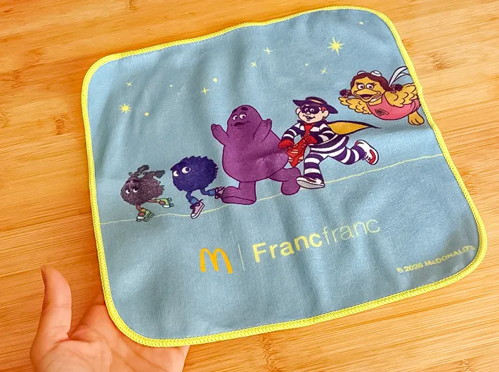 ハンドタオルの写真（撮影：キジカク）