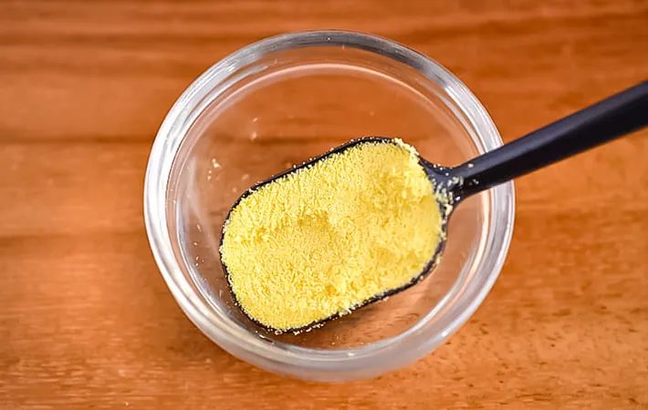 『コーンポタージュ餅』を作る写真（撮影：小泉明代）