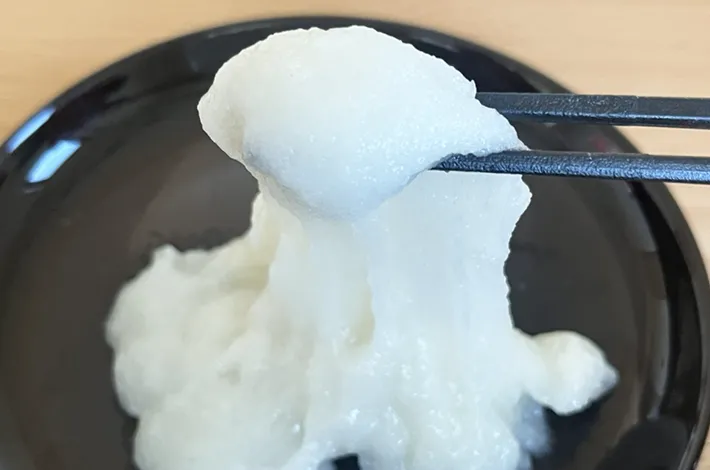 加熱した切り餅の写真（撮影：grapeフード編集部）