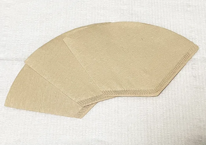 コーヒーフィルターの写真（撮影：grapeライフハック編集部）