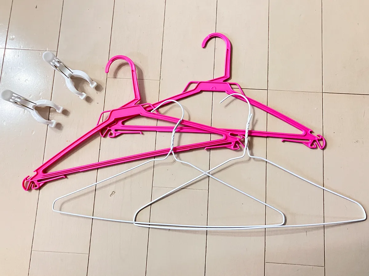 ハンガー（撮影：grapeライフハック編集部）