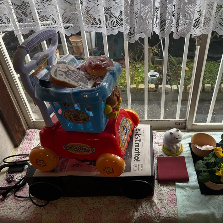 アンパンマンのオモチャの画像