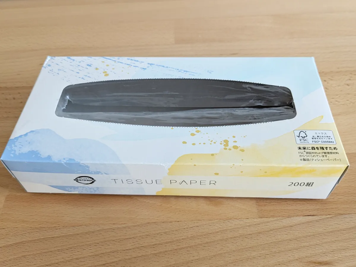 ティッシュの写真(撮影:grapeライフハック編集部)