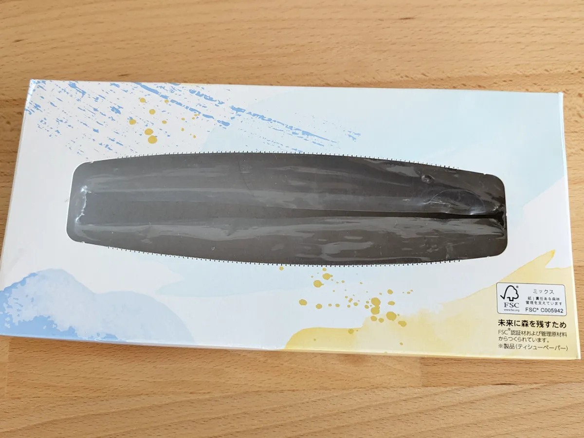 ティッシュの空き箱の写真（撮影：grapeライフハック編集部）