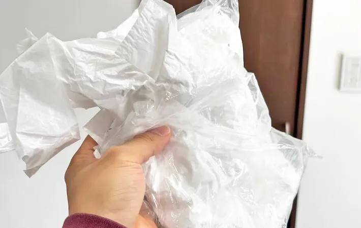 『ごちゃついたレジ袋』の写真（撮影：キジカク）