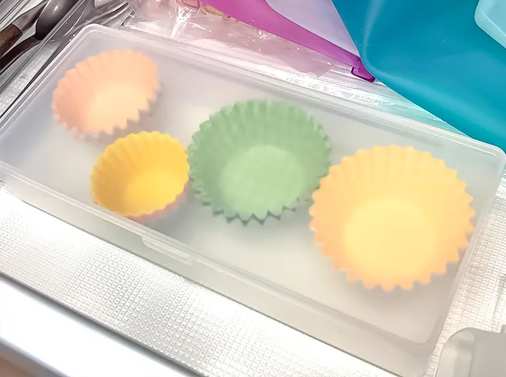 おかずカップの活用の写真（撮影：キジカク）