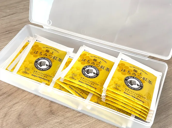 ティーバックケースの活用の写真（撮影：キジカク）