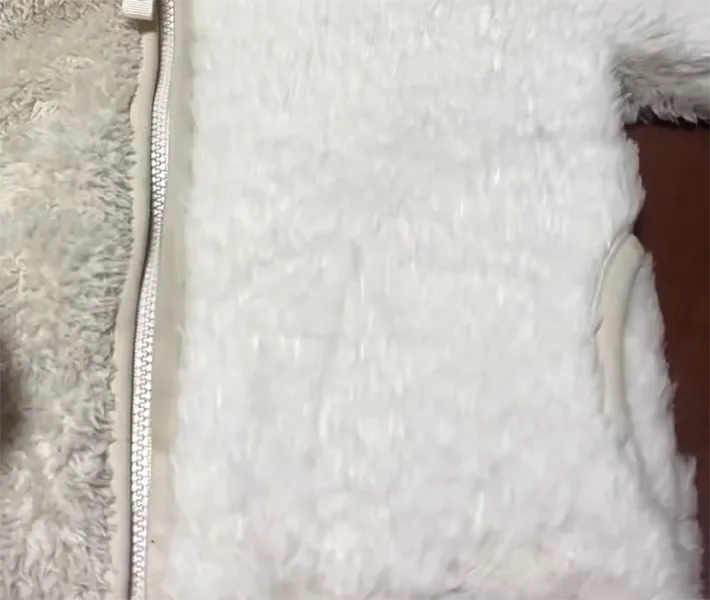 きれいになったフリース