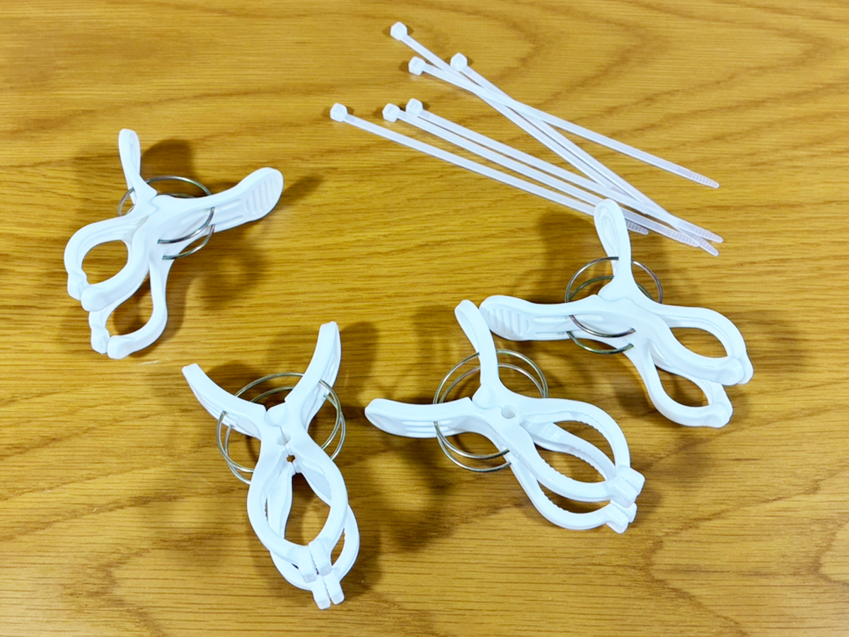 結束バンドの活用法(撮影:grapeライフハック編集部)