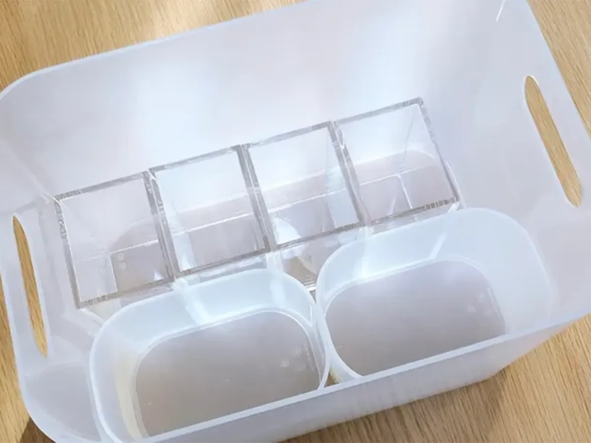 コスメ収納の写真（撮影：Classy Life）