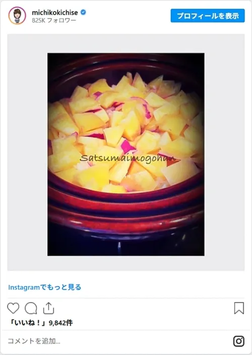 吉瀬美智子さんのInstagram