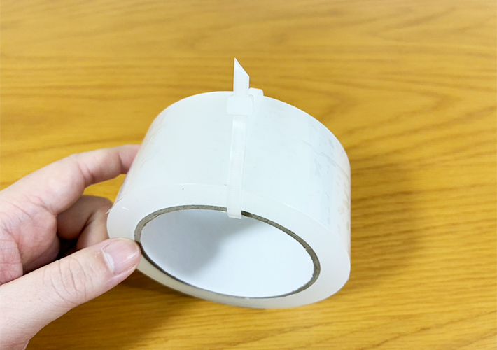 結束バンドの活用法（撮影：grapeライフハック編集部）