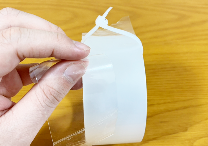 結束バンドの活用法（撮影：grapeライフハック編集部）