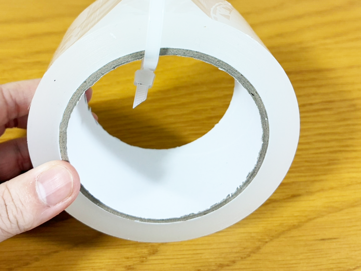 結束バンドの活用法（撮影：grapeライフハック編集部）