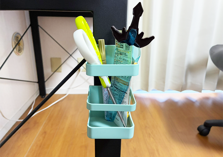 マグネット式傘立ての活用法（撮影：grapeライフハック編集部）