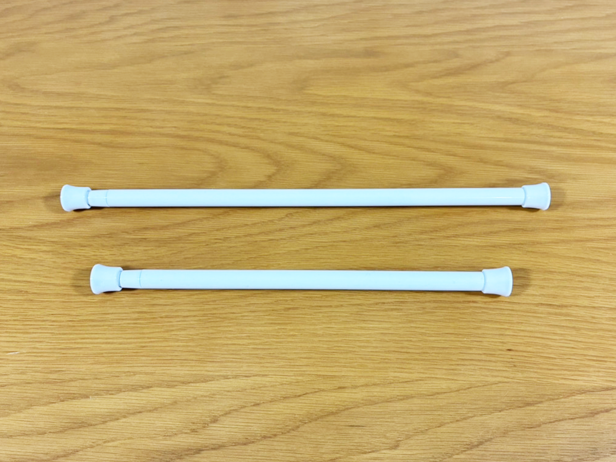 短いつっぱり棒の活用法（撮影：grapeライフハック編集部）