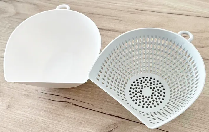 『ニトリ ちりとりザルボウル』の写真（撮影：キジカク）