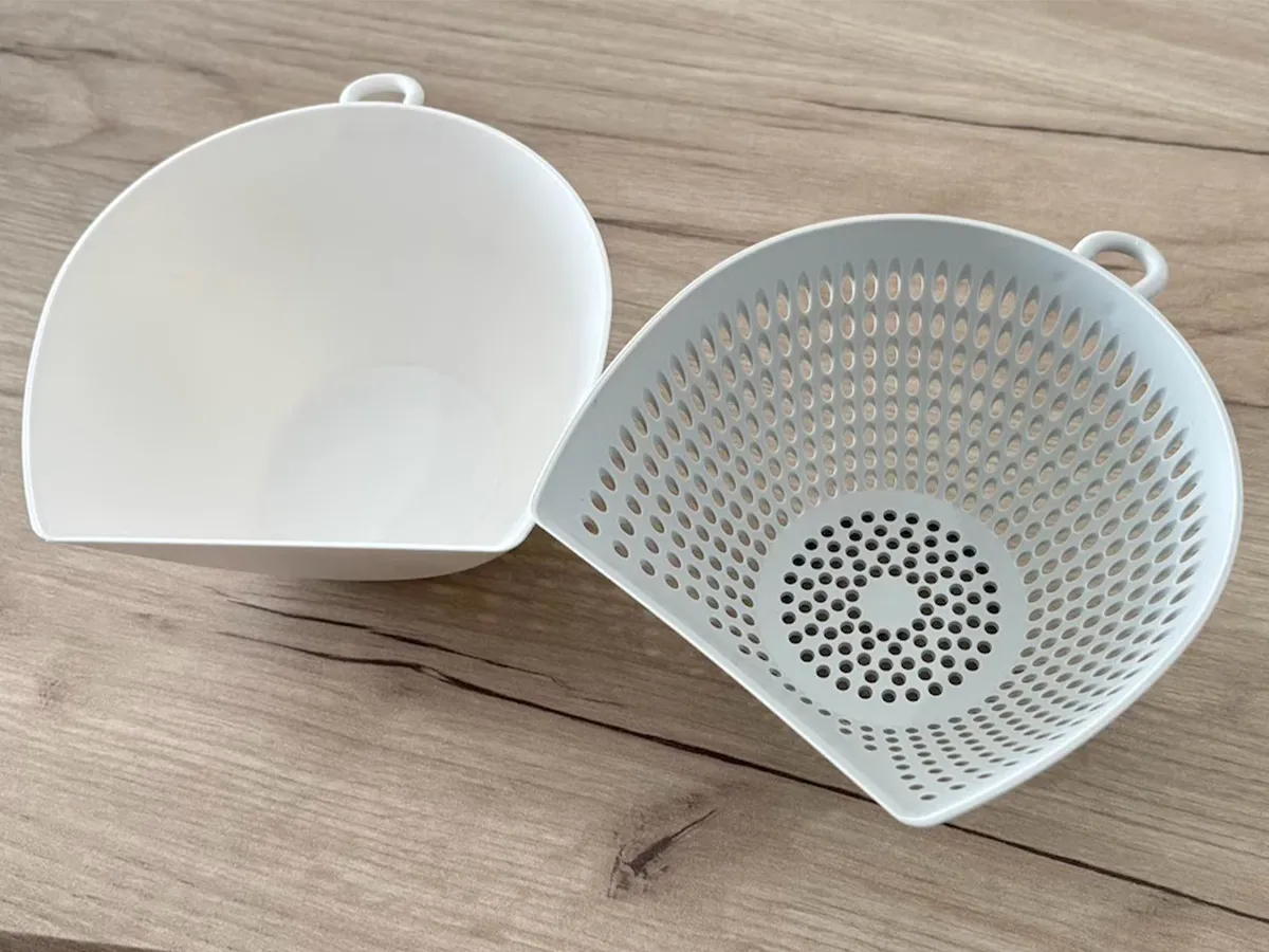 ちりとりザルボウルの写真（撮影：キジカク）