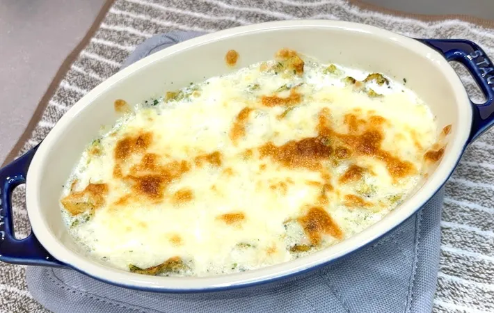 『ポテトチップスグラタン』の完成写真（撮影：キジカク）