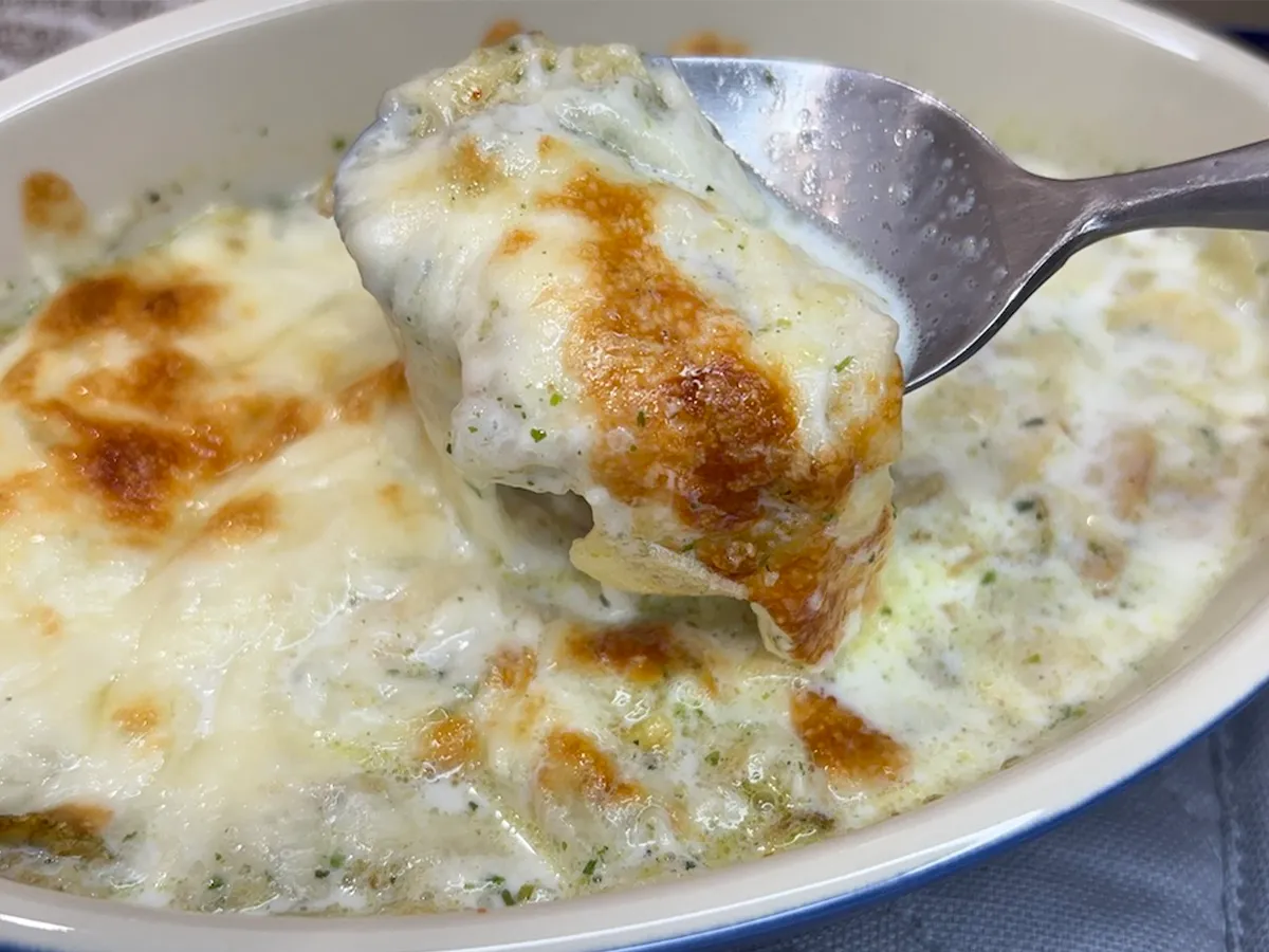 ポテトチップスグラタンの写真(撮影:キジカク)