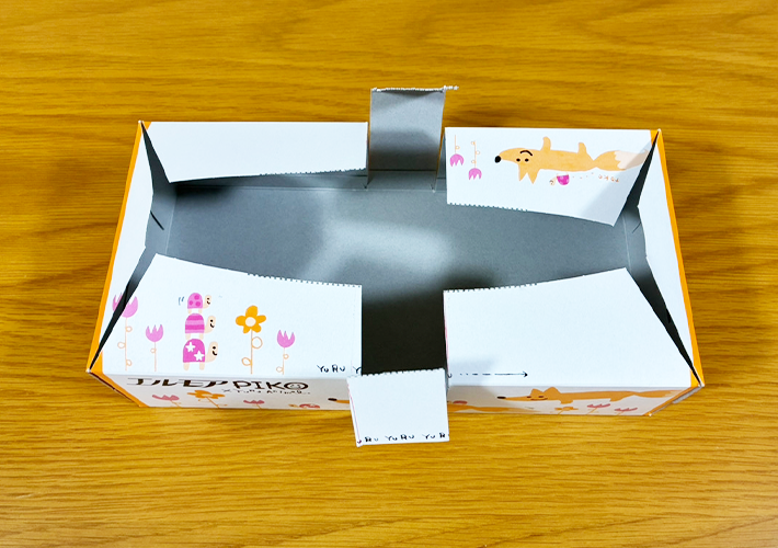 ティッシュの空箱の活用法（撮影：grapeライフハック編集部）