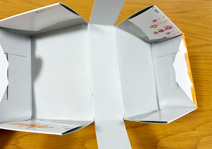 ティッシュの空箱の活用法（撮影：grapeライフハック編集部）