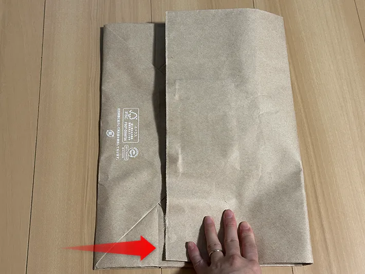 紙袋の画像（撮影：grapeライフハック編集部）