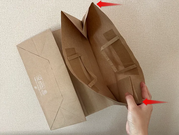 紙袋の画像（撮影：grapeライフハック編集部）