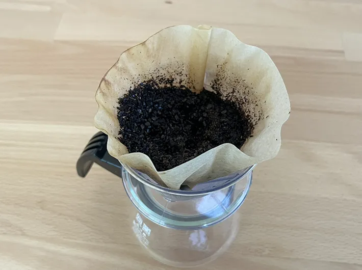 コーヒーグラウンズの写真（撮影：grapeライフハック編集部）