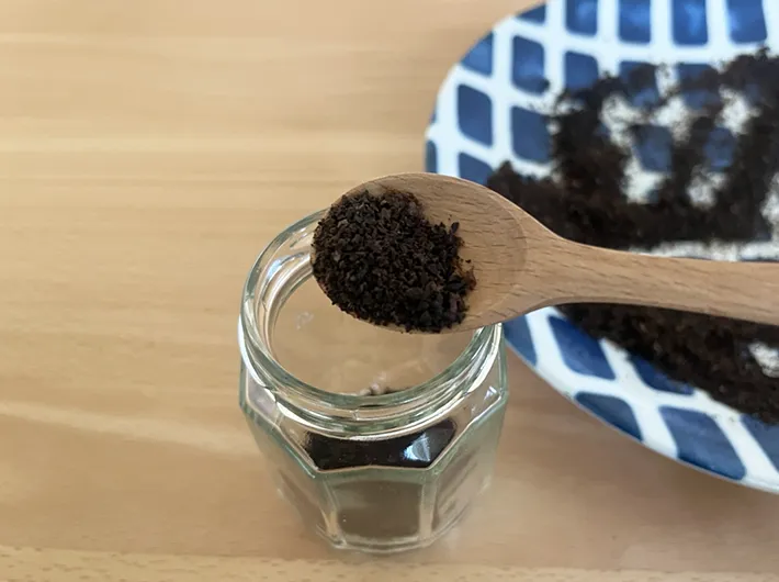 コーヒーグラウンズの写真（撮影：grapeライフハック編集部）