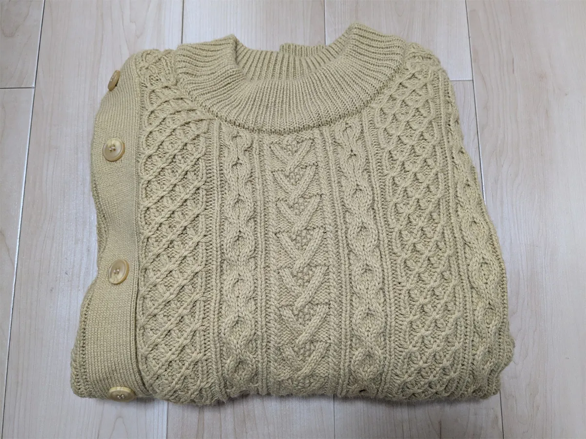 ニットの写真(撮影:grapeライフハック編集部)